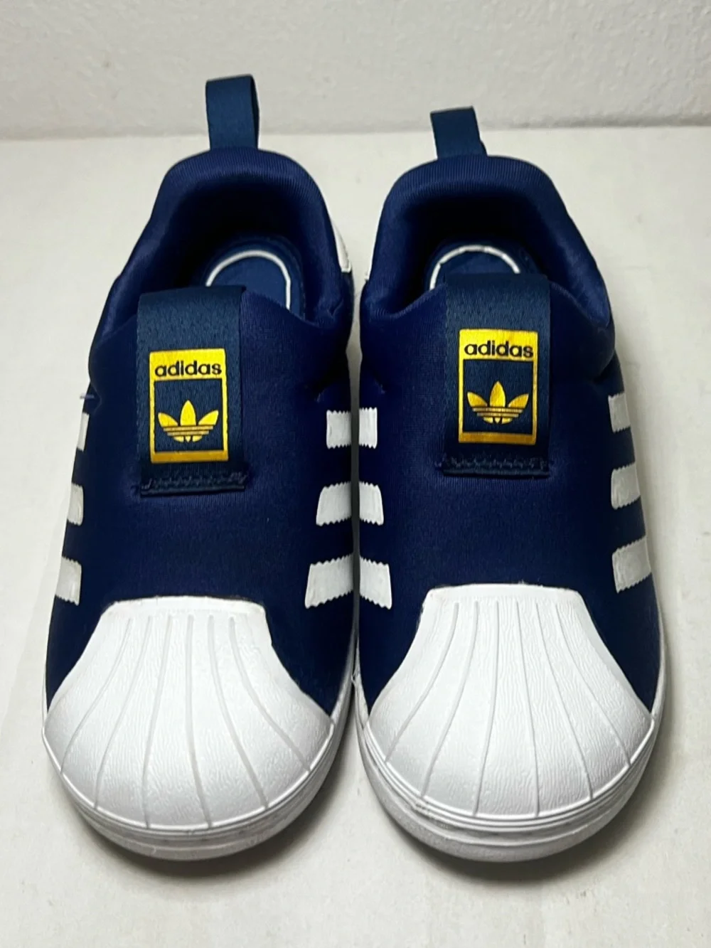 Adidas Superstar 360 Slip-On Shoes Kids 9.5‎ Blue White Unisex Casual Sporty